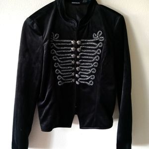 Soho velvet drummer blazer